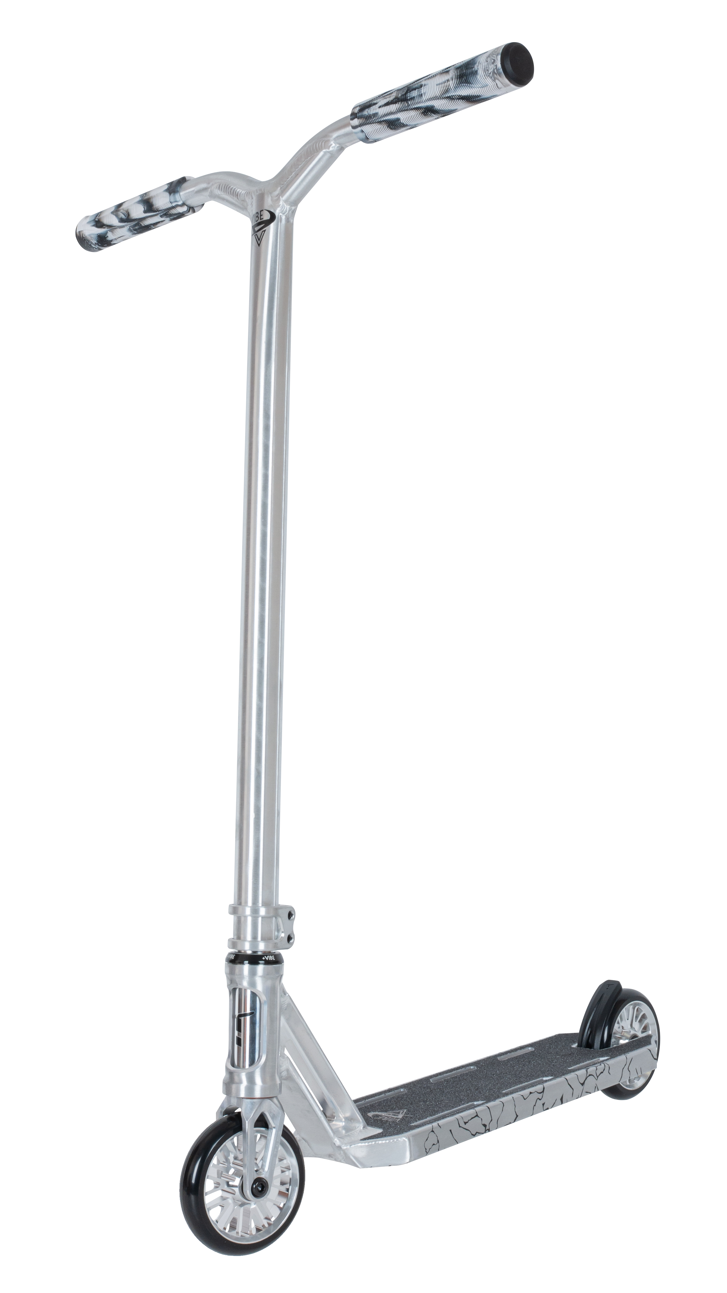 Трюковой самокат Tech Team Vibe 47 фиолетовыйсерый