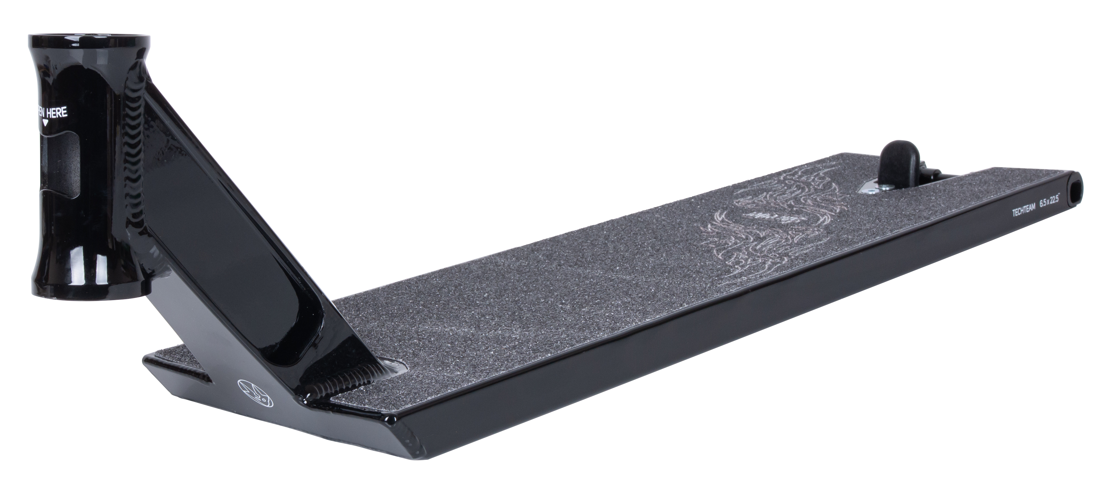 Дека Tech Team Shreder 6.5х22.5 серыйчерный