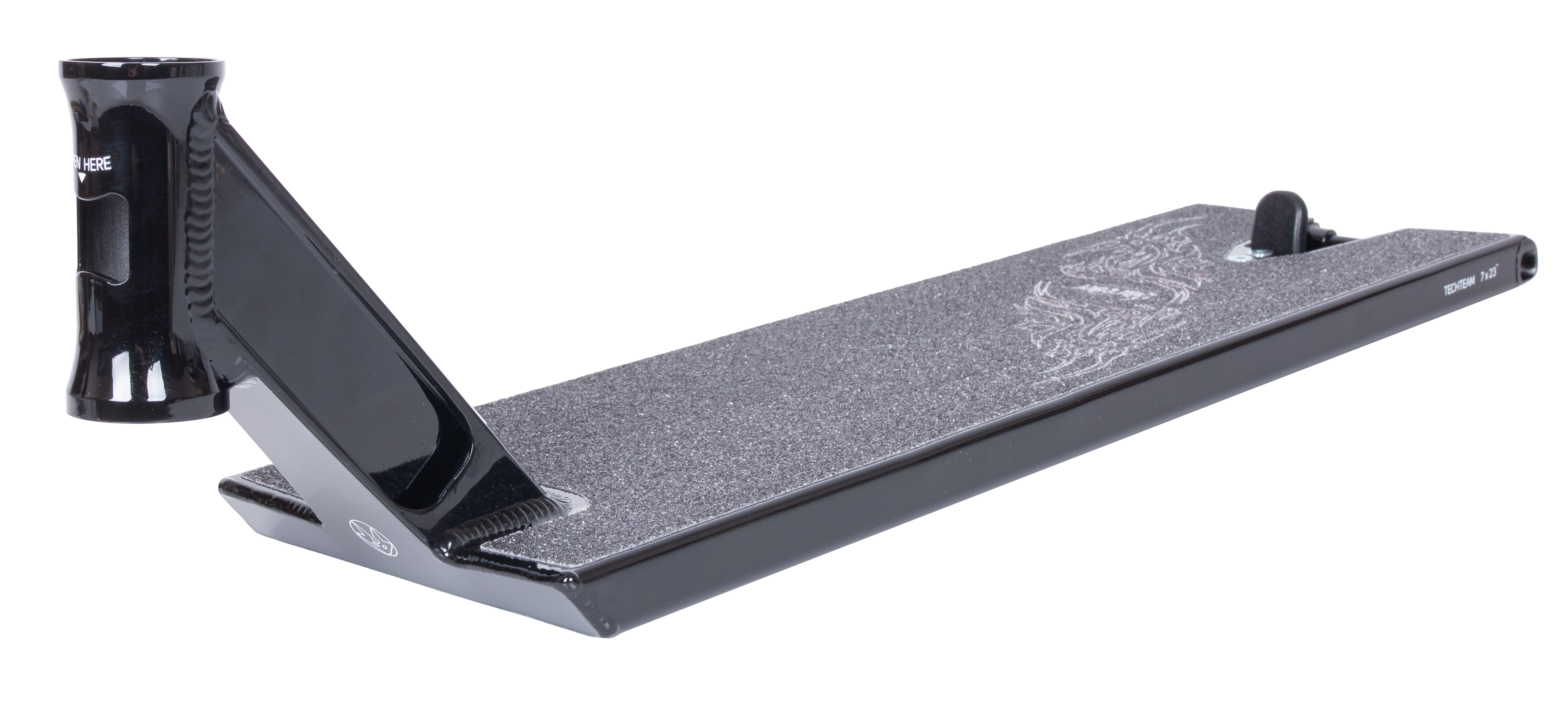 Дека Tech Team Shreder 7х23 серыйчерный